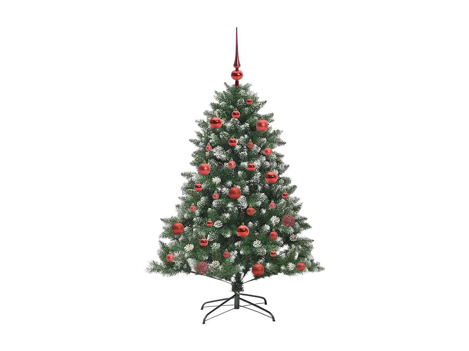 Kunstkerstboom met 150 LED's Groen 105 x 105 x 150 cm