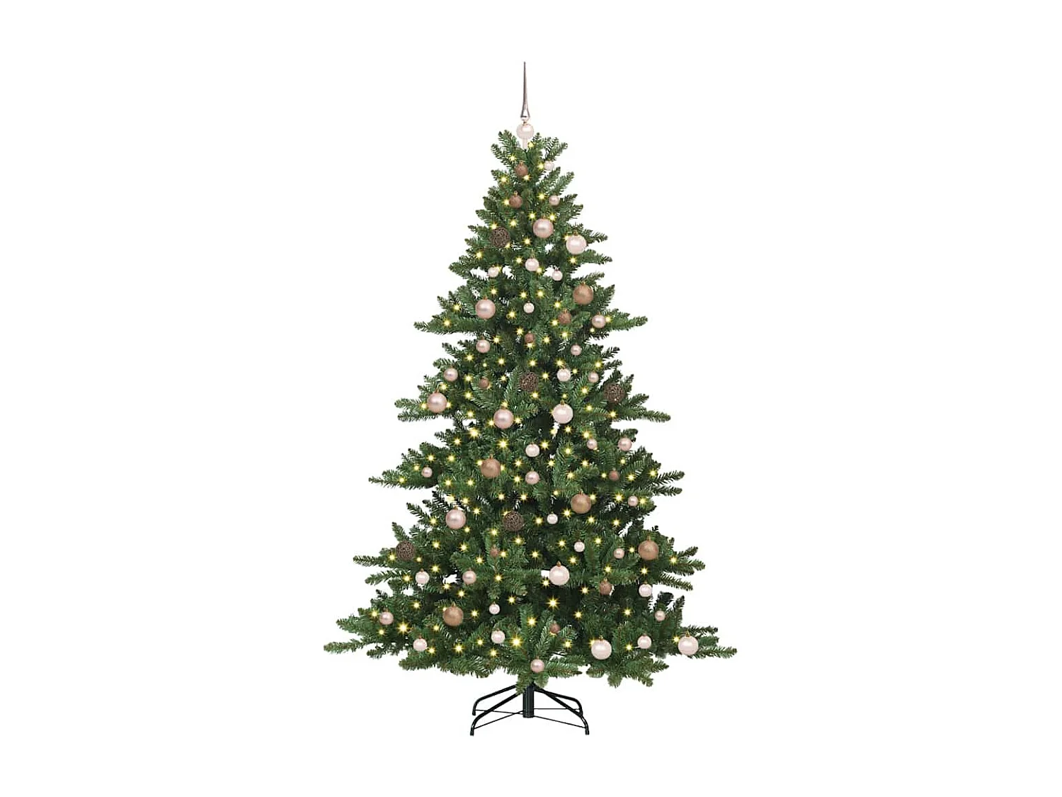 Künstlicher Weihnachtsbaum mit beweglichen Zweigen 210 cm PVC
