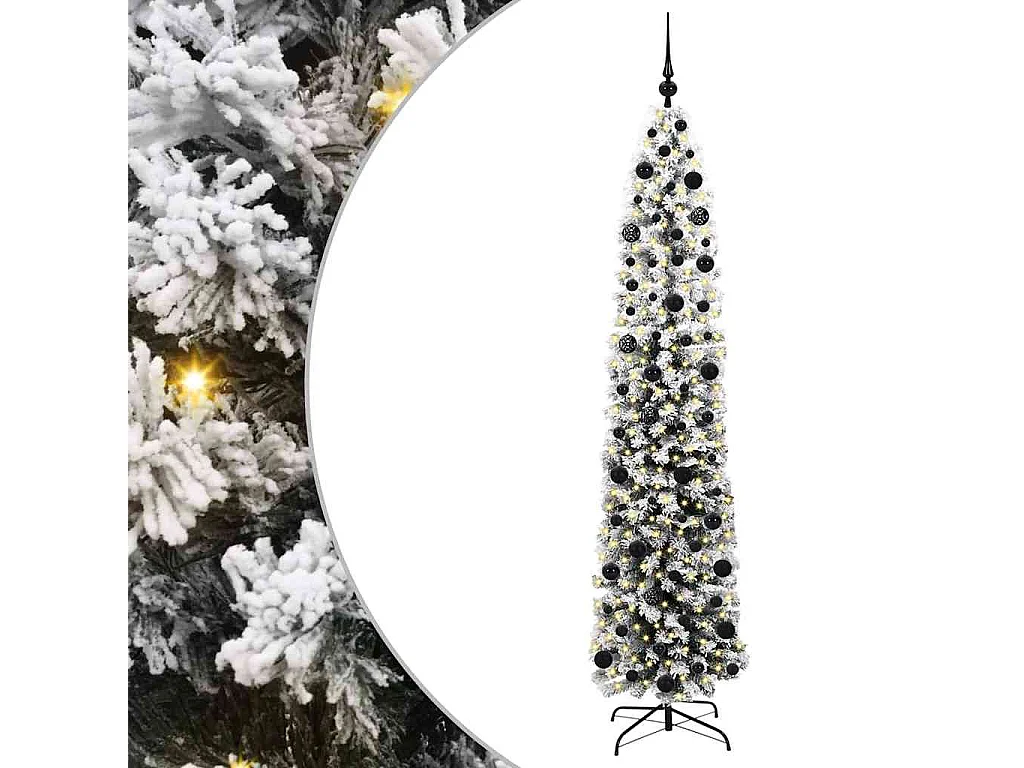 Albero di Natale artificiale Verde 210 cm PVC e acciaio e plastica