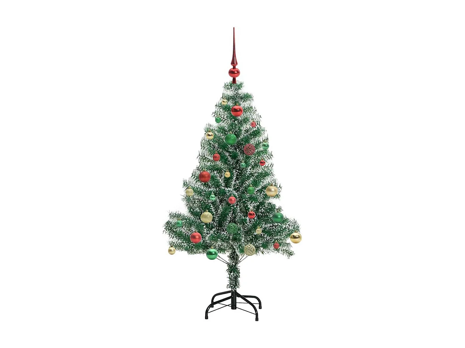 Arbre de Noël artificiel floconné de neige avec lumière LED