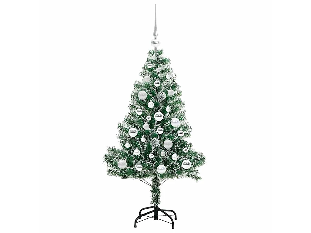 Arbre de Noël artificiel floconné de neige avec lumière LED
