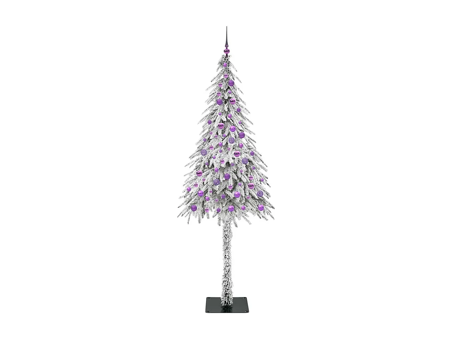 Kerstboom met 300 LED's Wit 210 cm PE en Staal