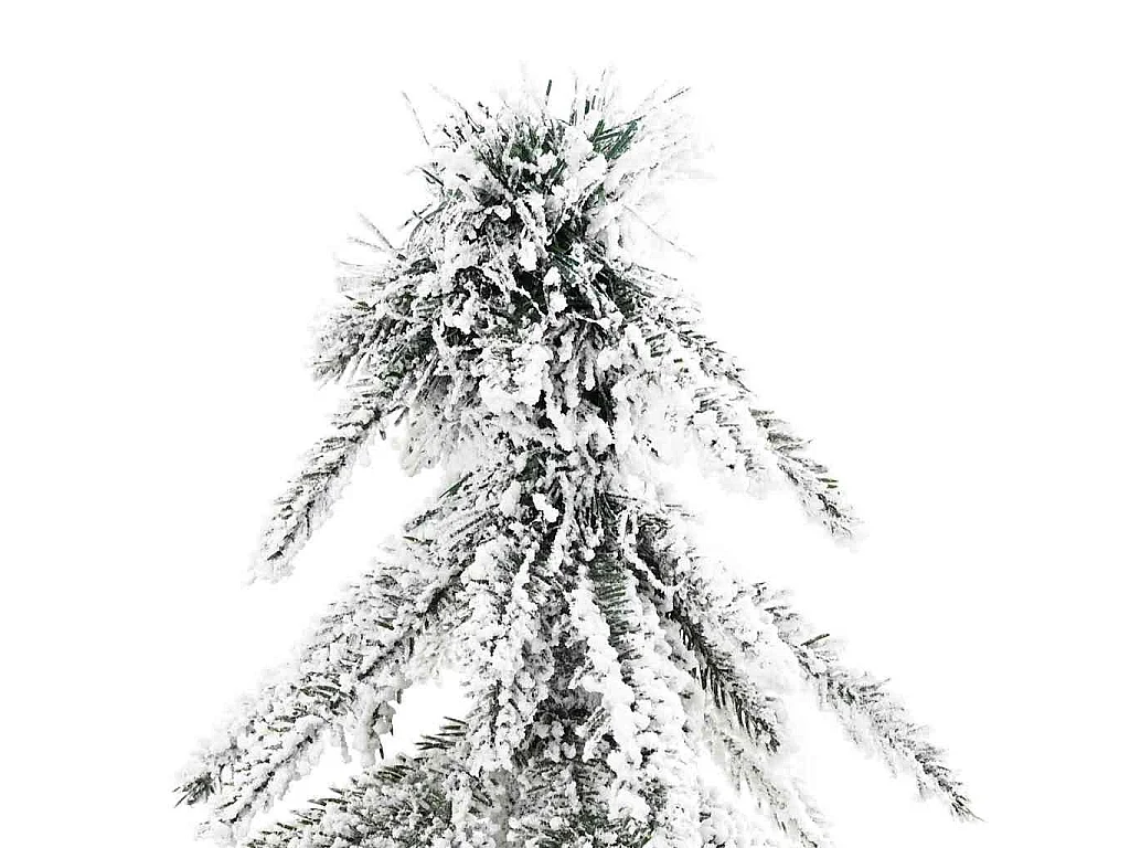 Sapin de Noël avec 300 LED Blanc 210 cm PE et Acier