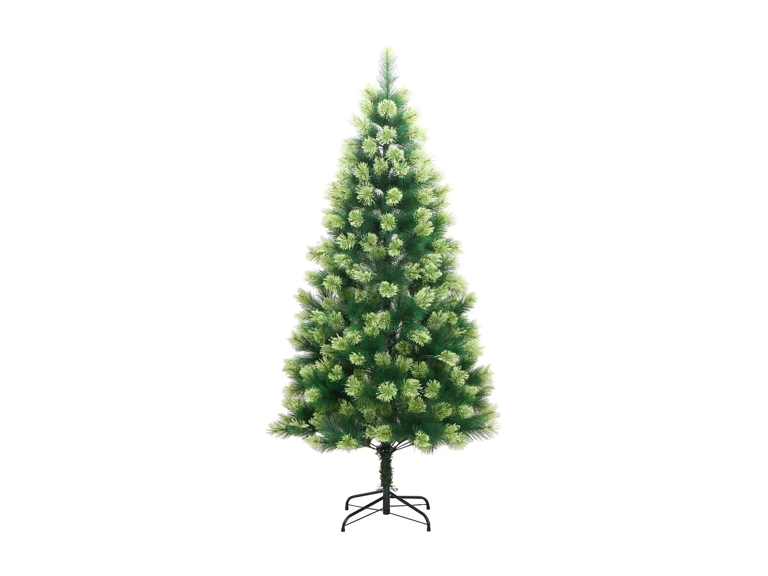 Albero di Natale artificiale con supporto incernierato 210 cm