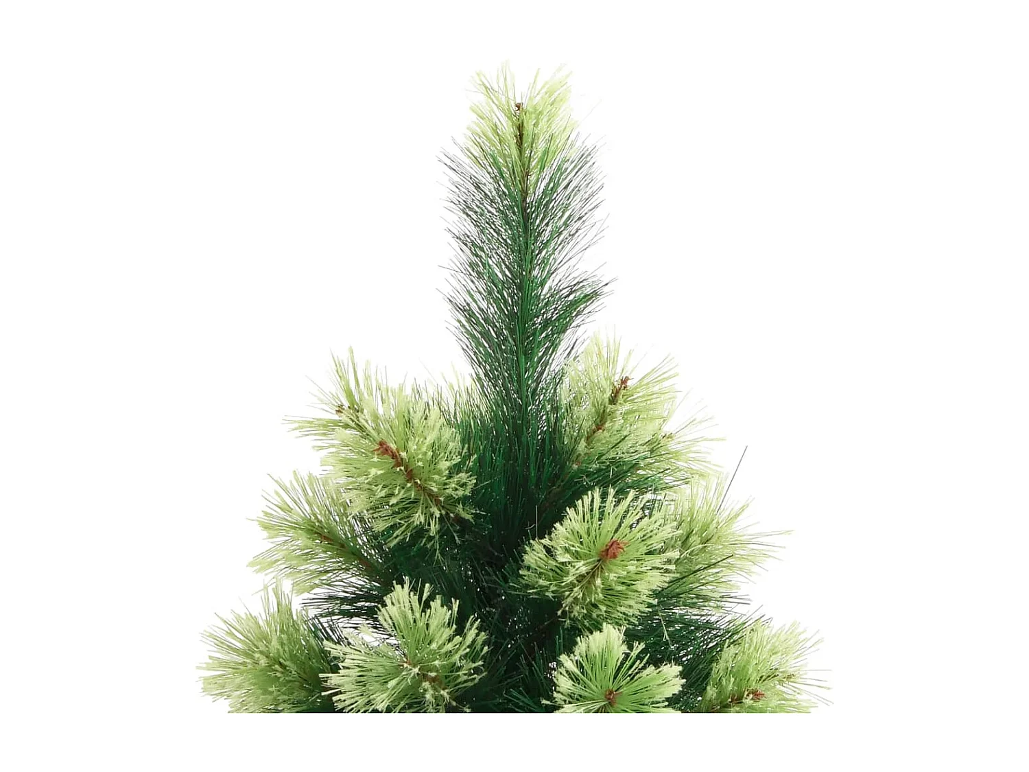 Albero di Natale artificiale con supporto incernierato 210 cm