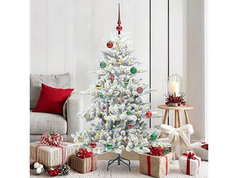 Albero di Natale artificiale con rami articolati 150 cm PVC