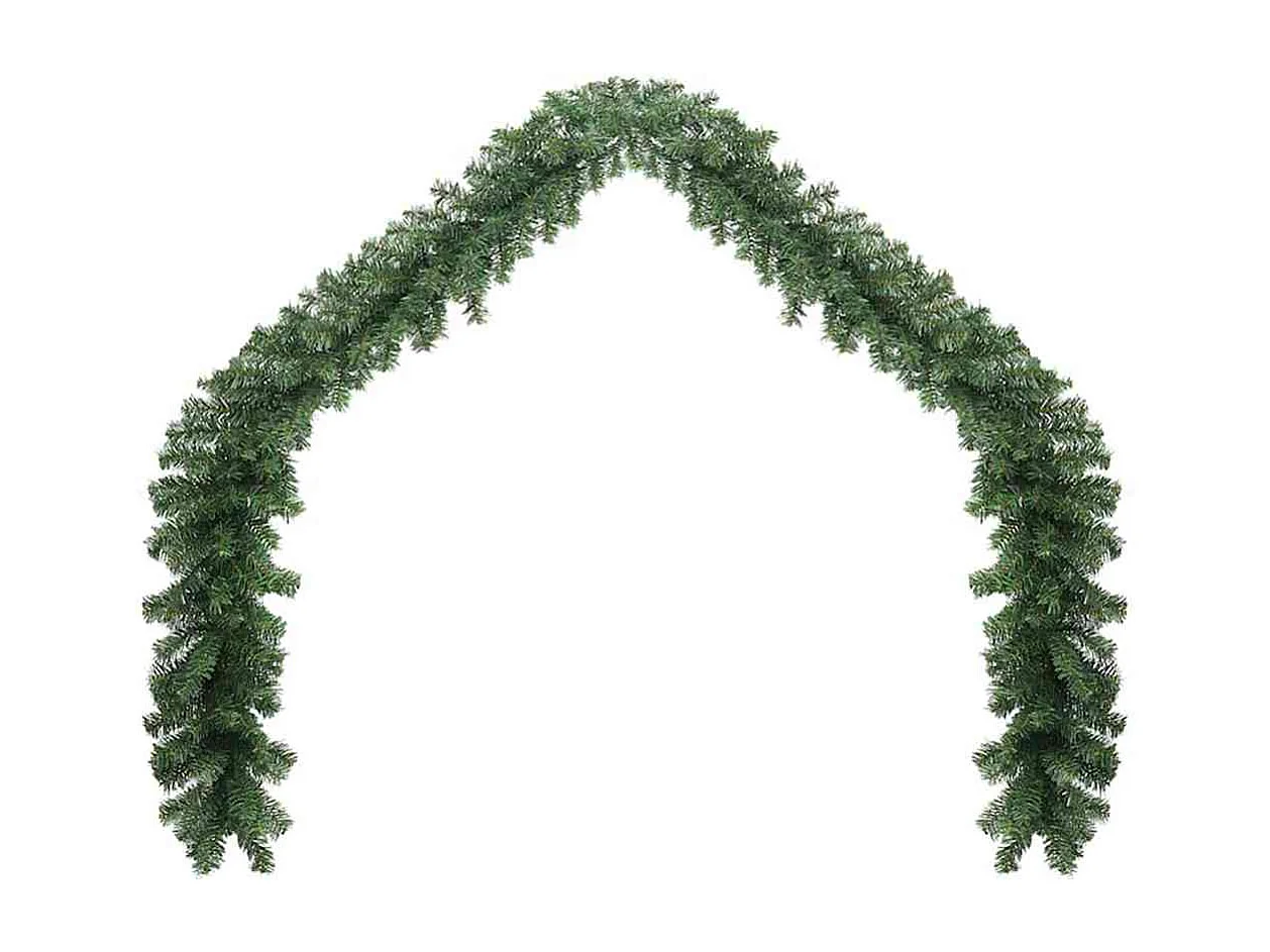 Guirlande de Noël 2 pcs Vert 20 m PVC