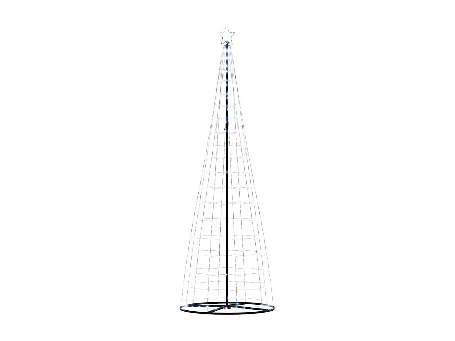 Sapin de Noël à LED 550 LED blanc froid 304 cm