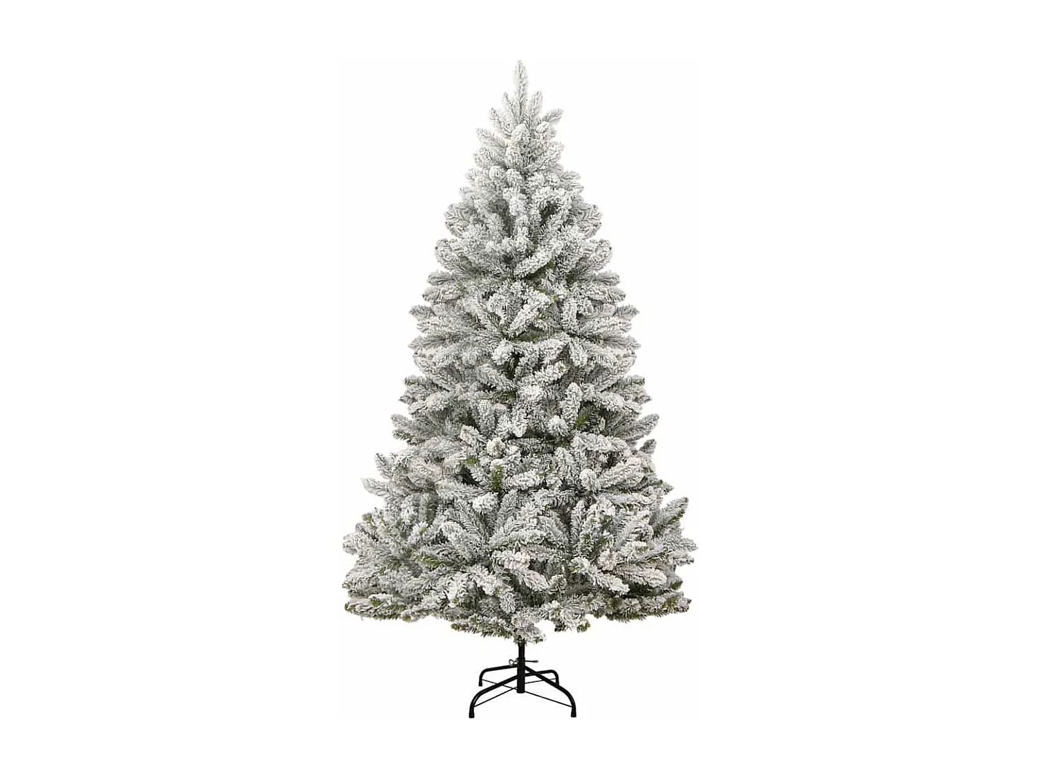 240 cm gelede kunstkerstboom met 300 LED's en ballen