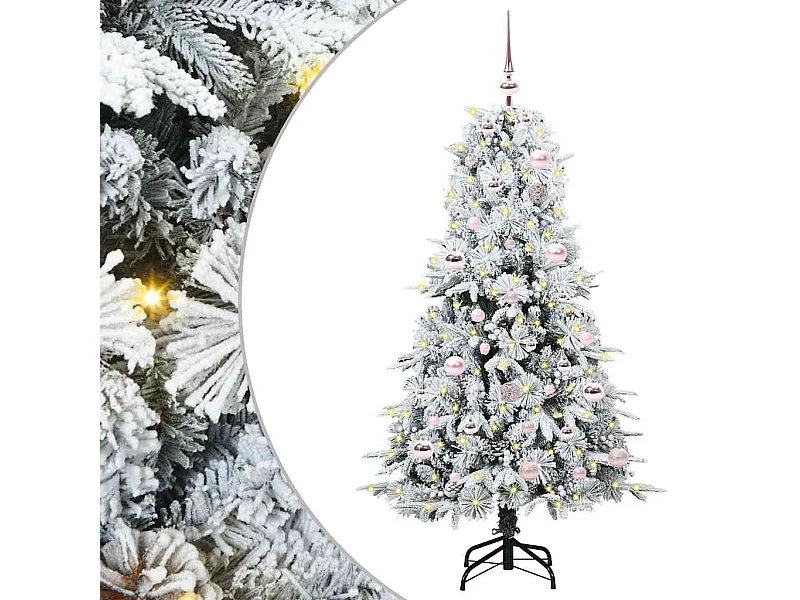 Kunstkerstboom met scharnierende takken Groen 150 cm