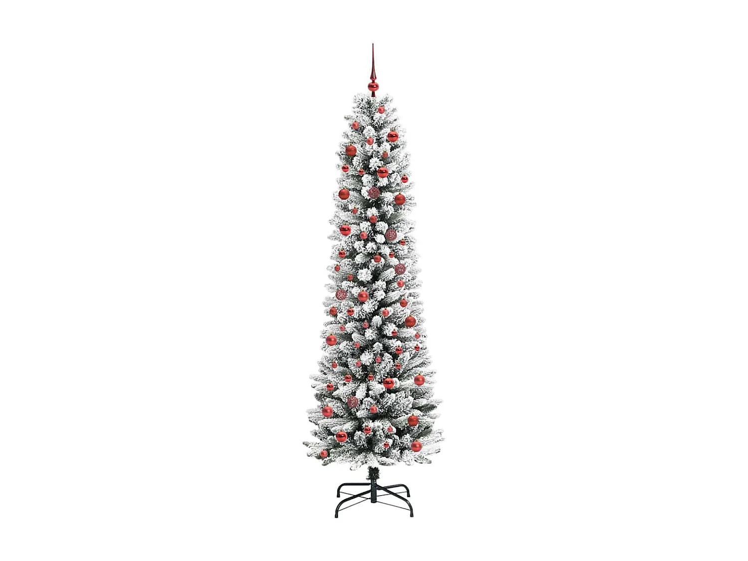 Sapin de Noël artificiel avec 300 LED Vert et blanc 210 cm