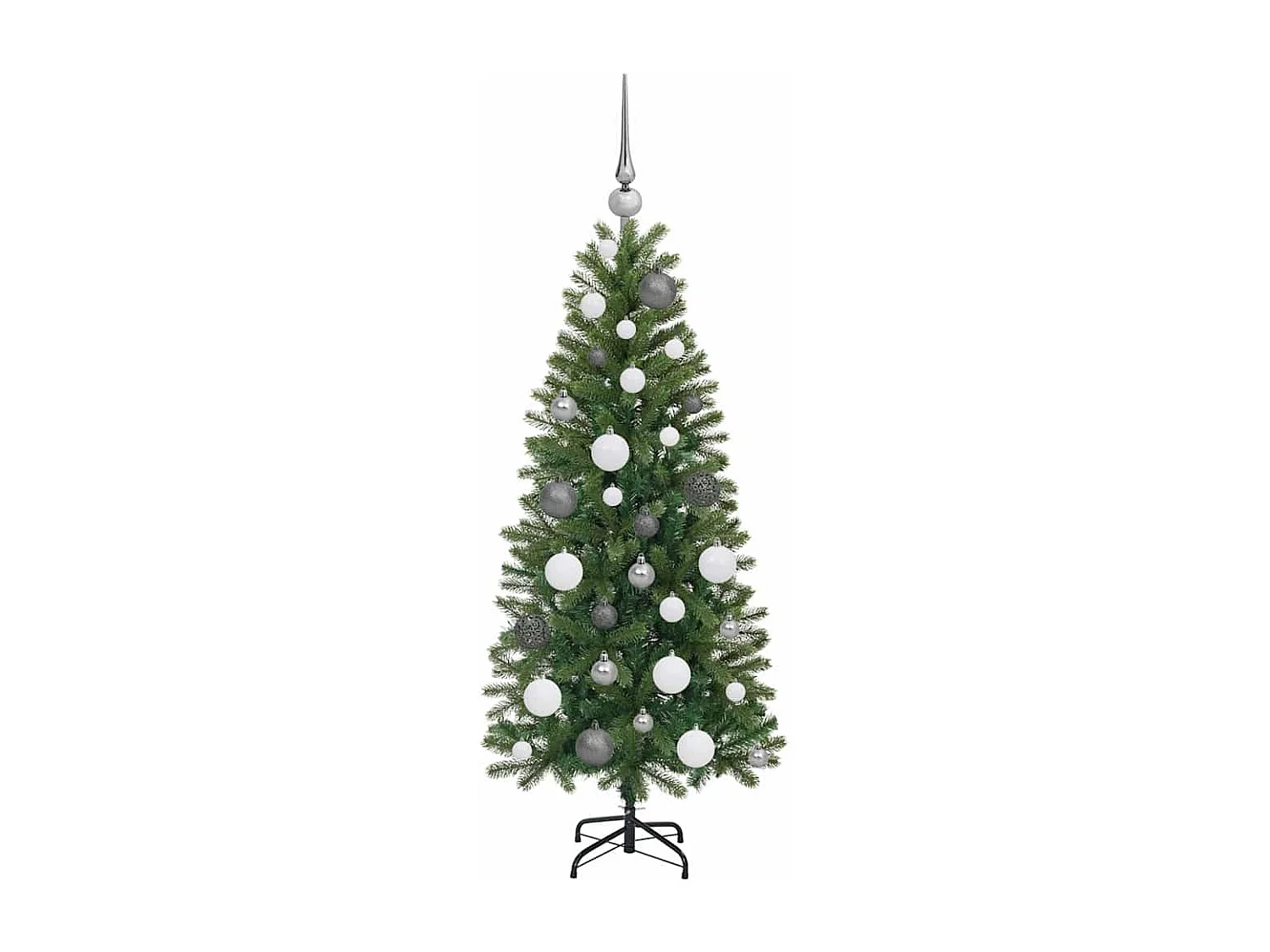 Sapin de Noël artificiel avec 150 LED Vert 120 cm PE et PVC