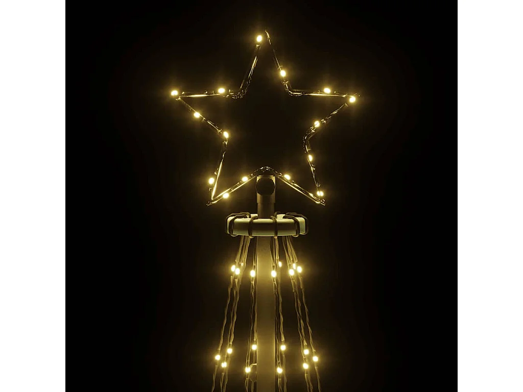 Kerstboomkegel 310 LED Warm wit 100x300 cm