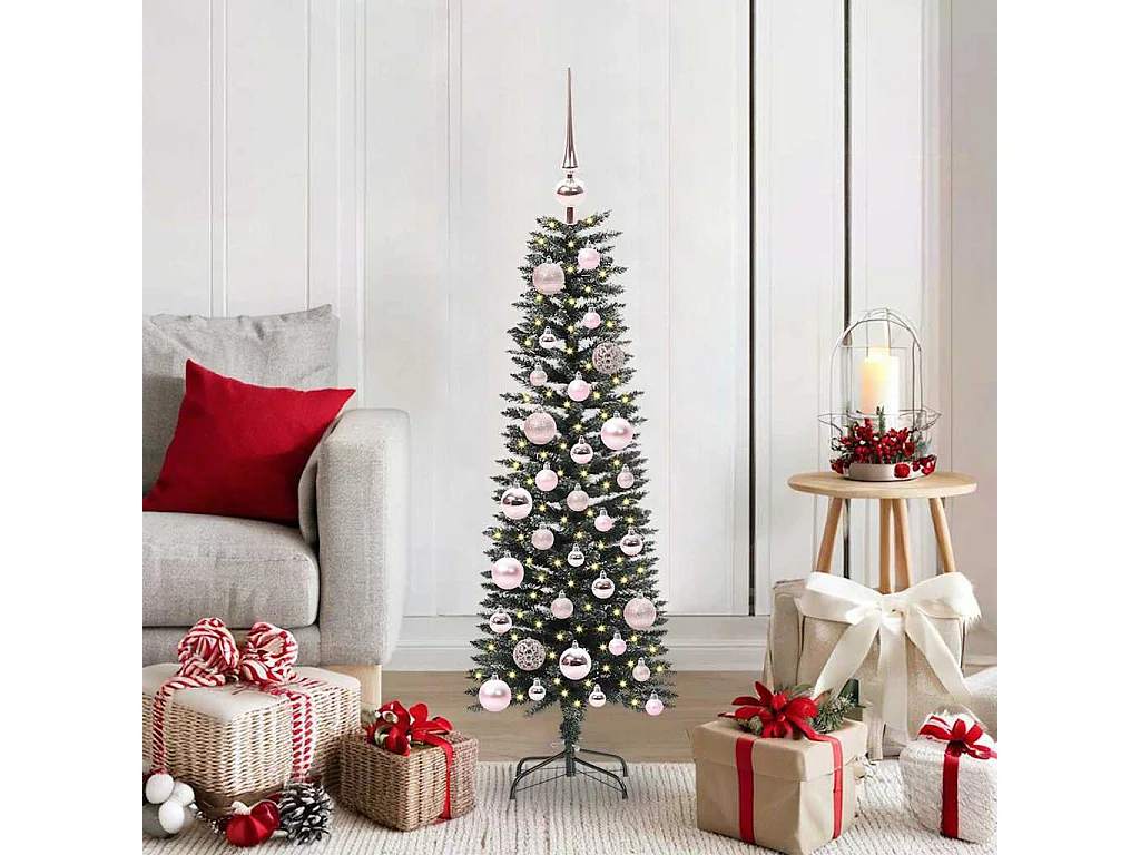 Sapin de Noël artificiel avec 150 LED Vert 40,5 x 40,5 x 120 cm