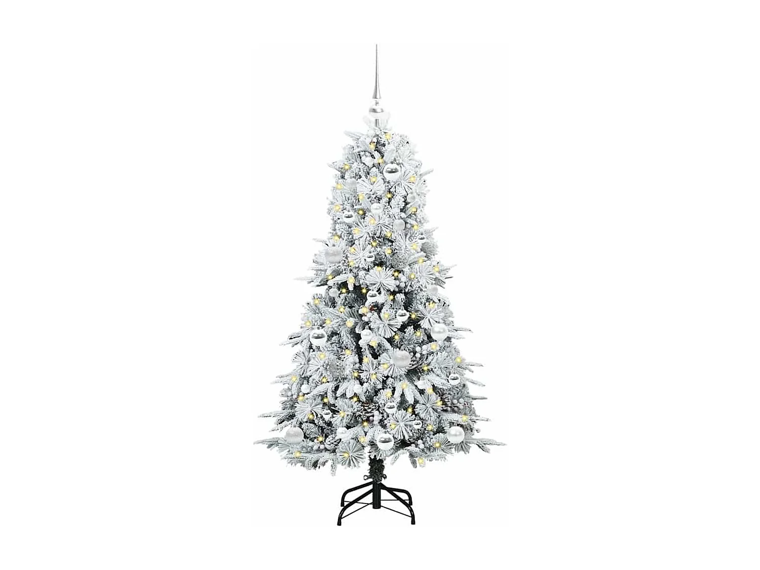 Sapin de Noël Artificiel à Branches Articulées Vert 150 cm