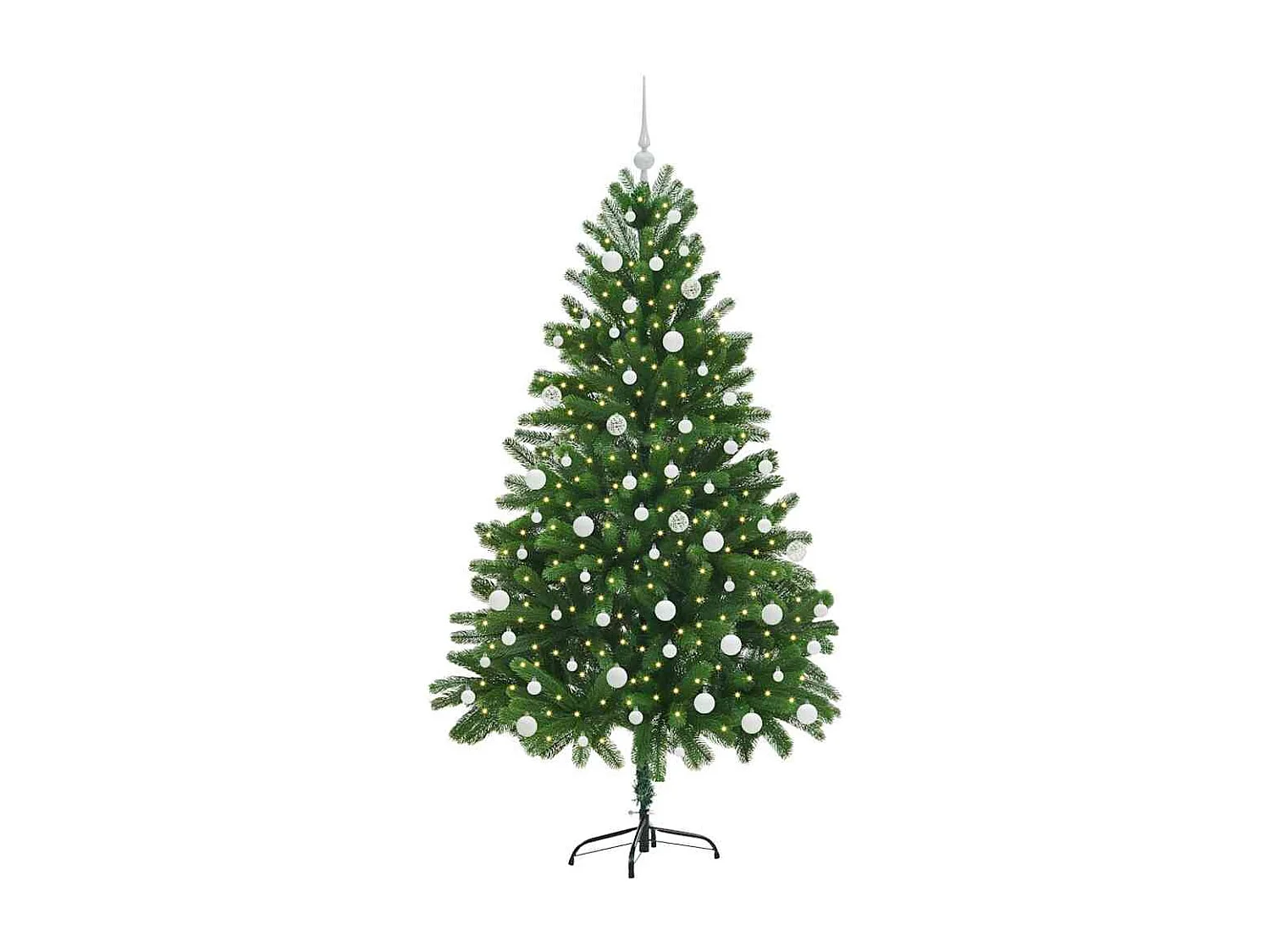 Kerstboom met 300 LED's met standaard Groen 180 cm PE