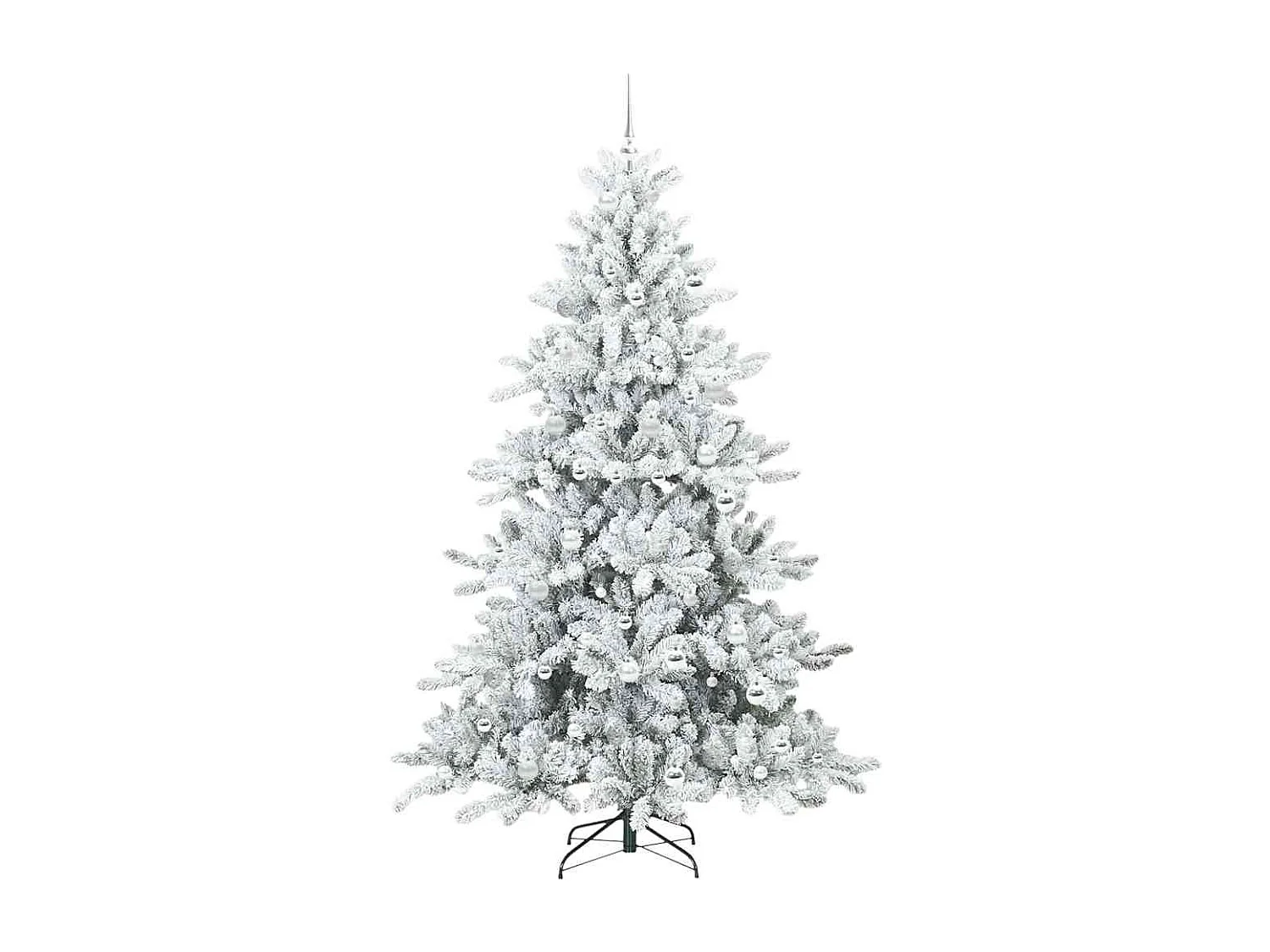 Albero di Natale artificiale con rami articolati 210 cm PVC