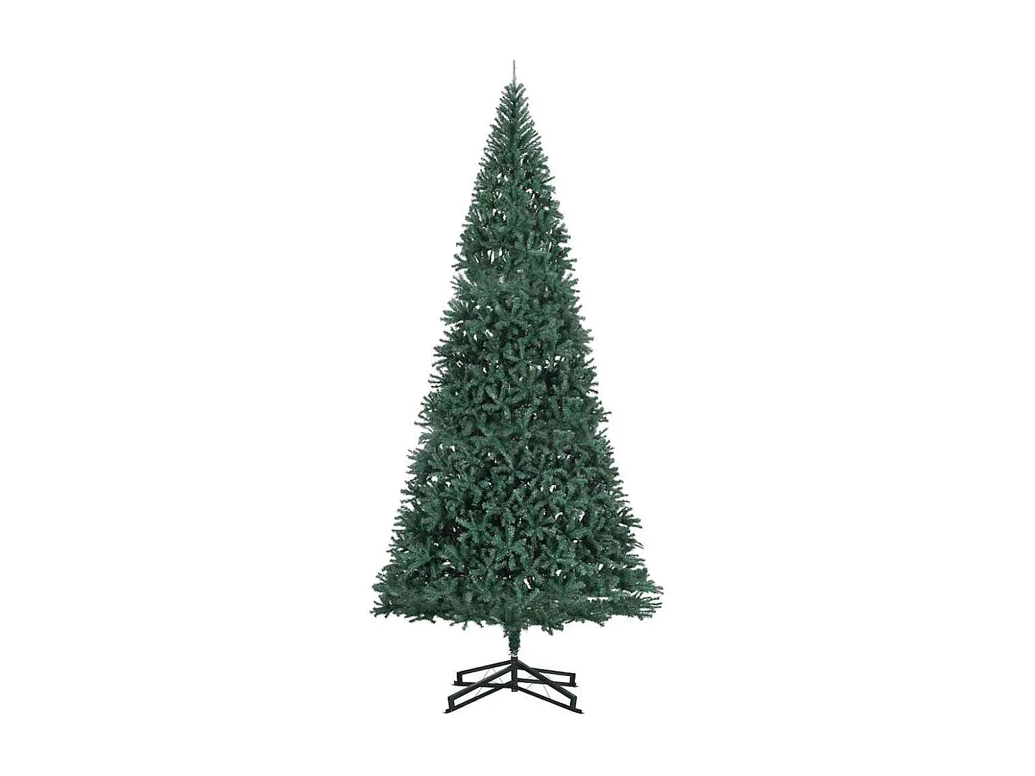 Sapin de Noël artificiel avec support vert 500 cm PVC