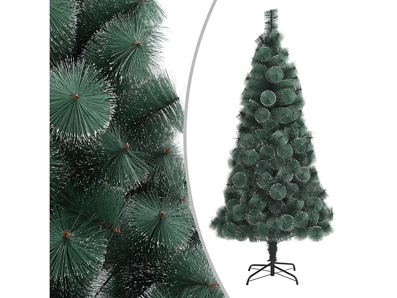 Albero di Natale artificiale con supporto Verde 210 cm PET