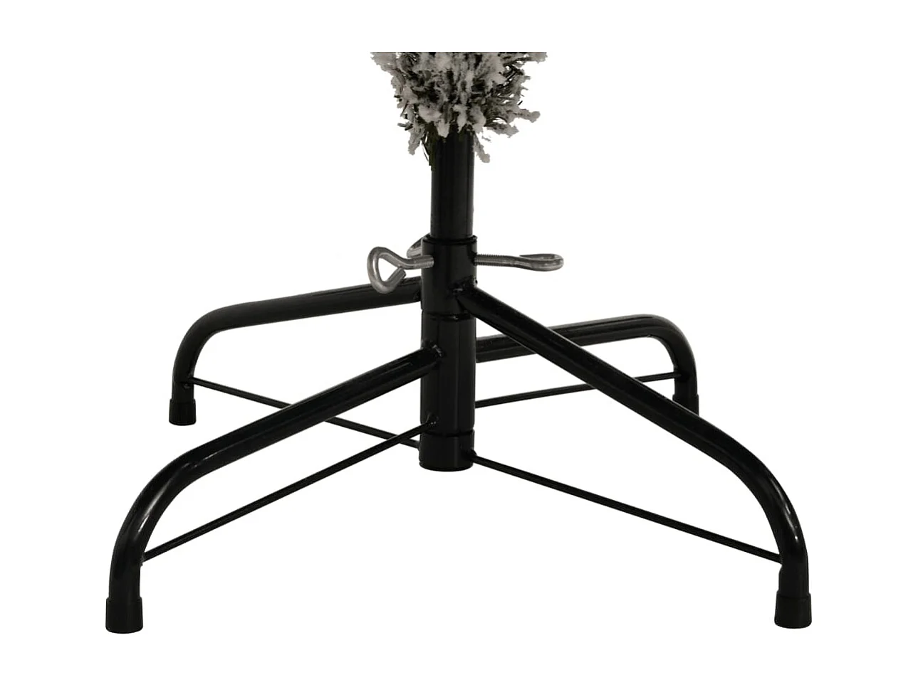 Kunstkerstboom met scharnieren en sneeuwvlokken, 210 cm