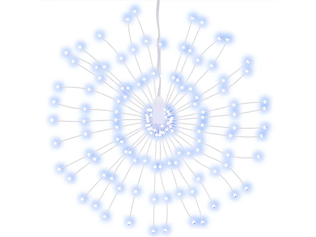 Luce stella di Natale 140 LED bianco freddo 17 cm