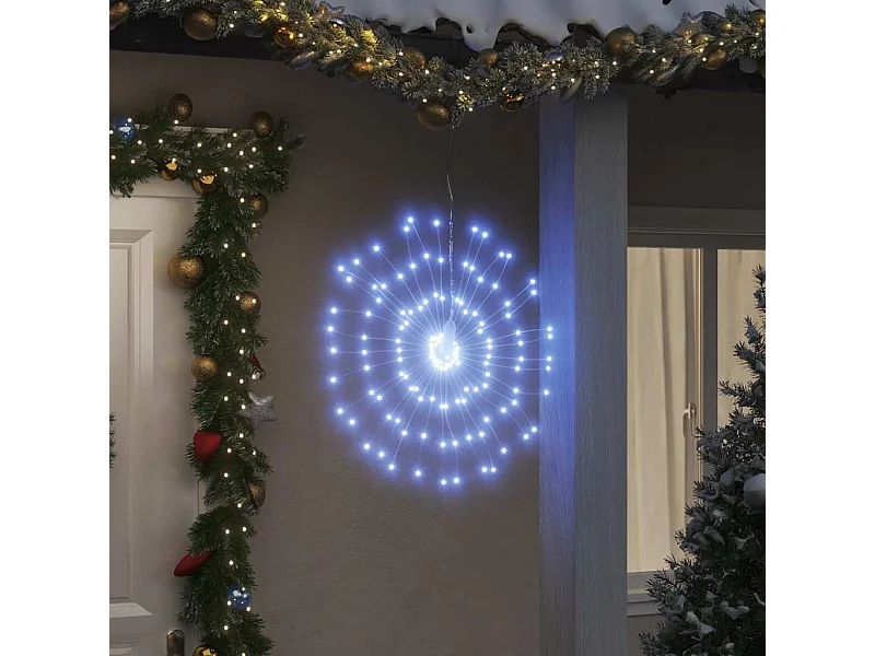 Luce stella di Natale 140 LED bianco freddo 17 cm