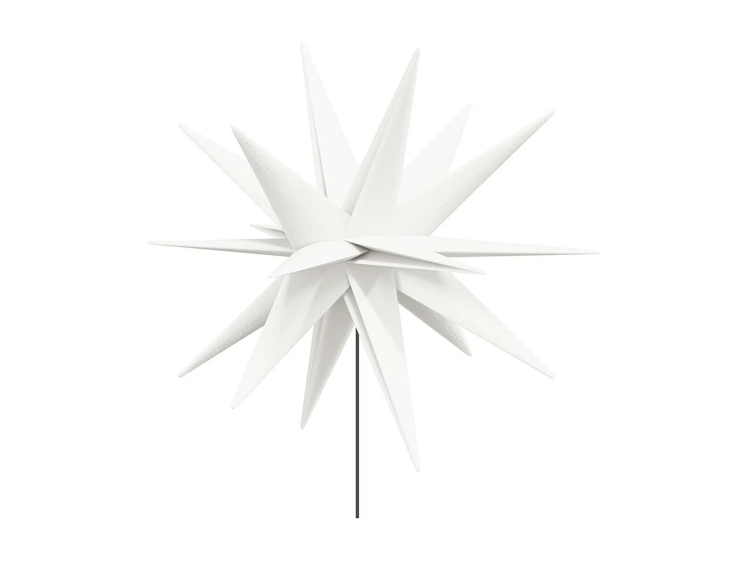 Lumière de Noël avec piquet LED pliable blanc 57 cm