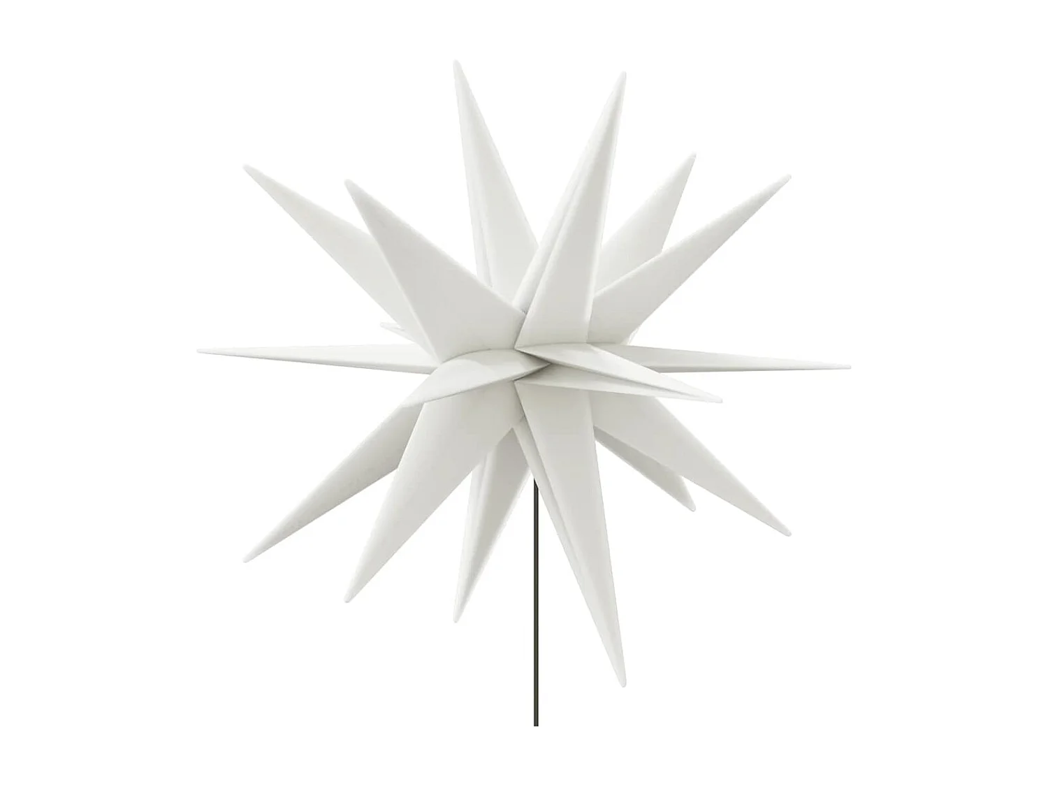 Lumière de Noël avec piquet LED pliable blanc 57 cm