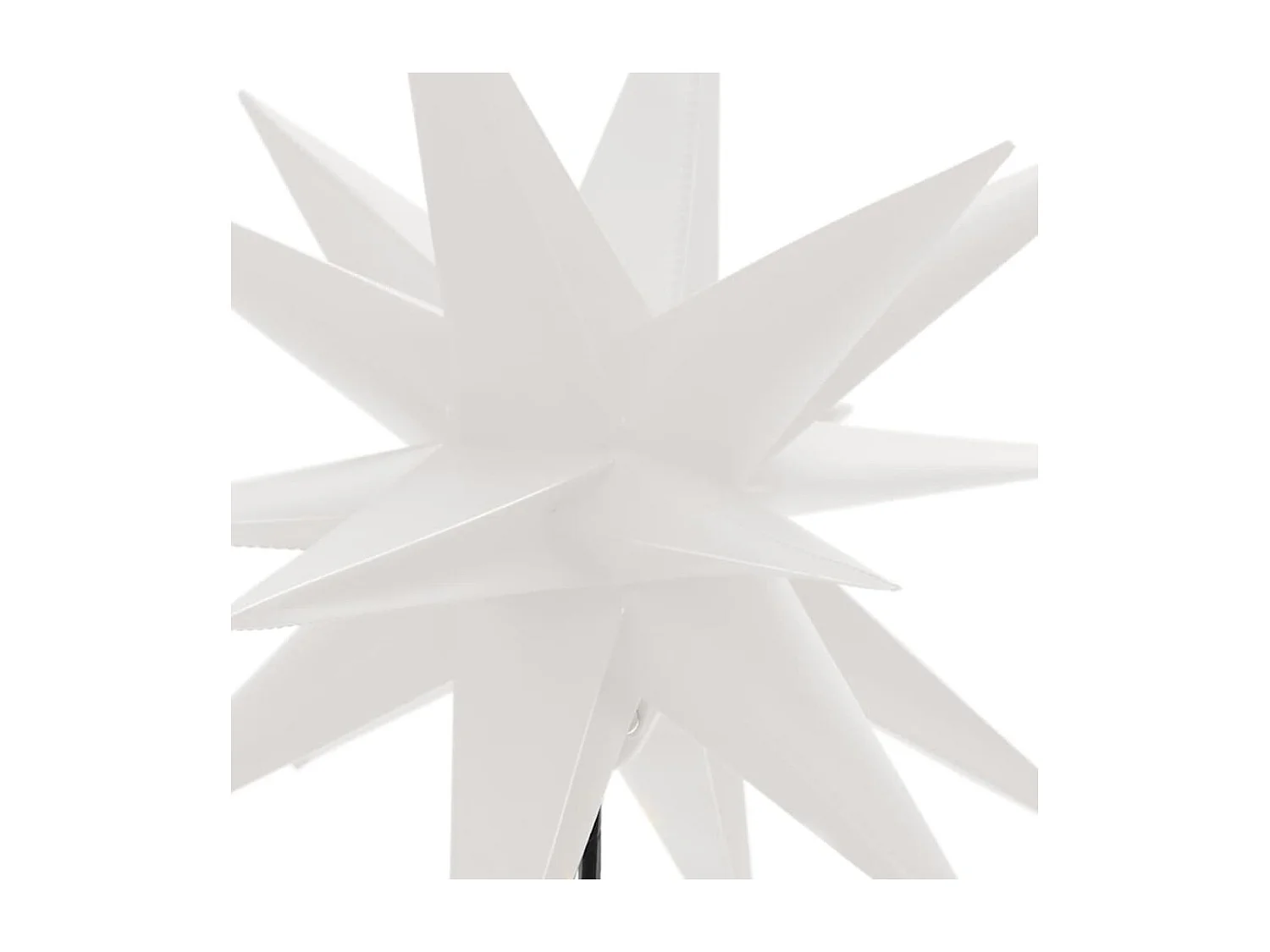 Luce di Natale con picchetto LED pieghevole bianco 57 cm