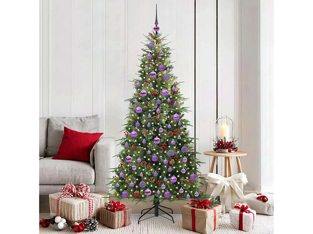 Sapin de Noël Artificiel à Branches Articulées Vert 180 cm