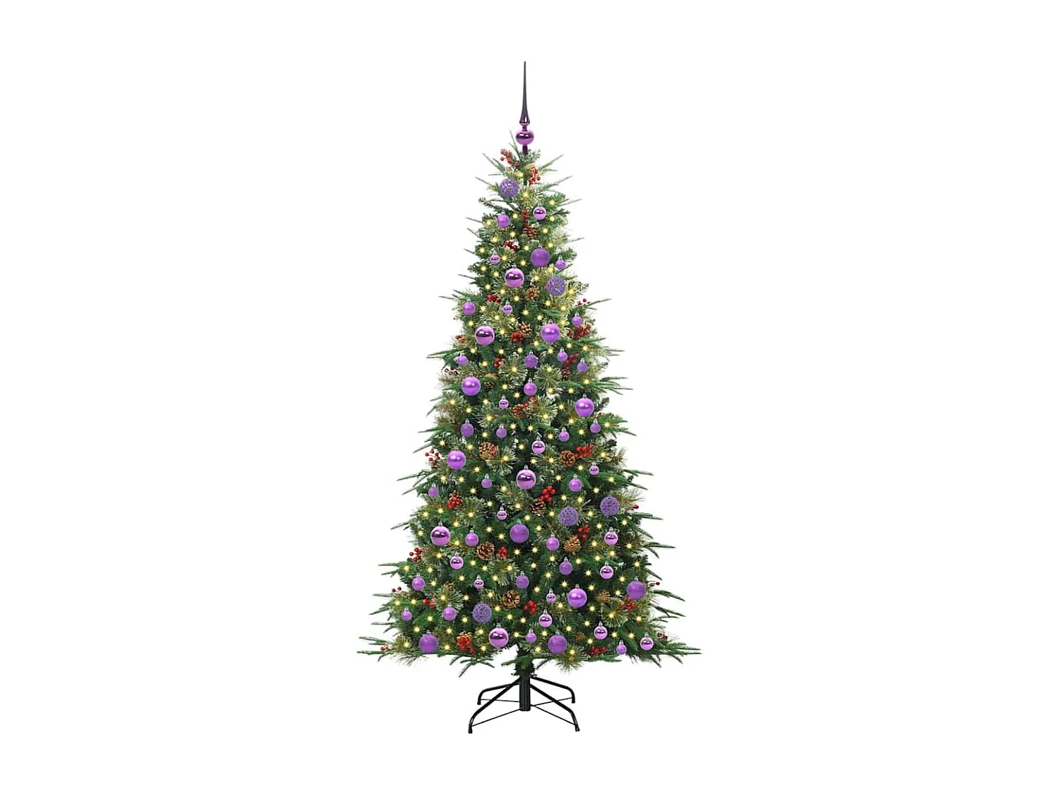 Sapin de Noël Artificiel à Branches Articulées Vert 180 cm