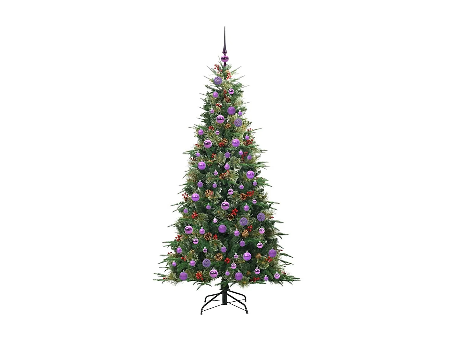 Sapin de Noël Artificiel à Branches Articulées Vert 180 cm