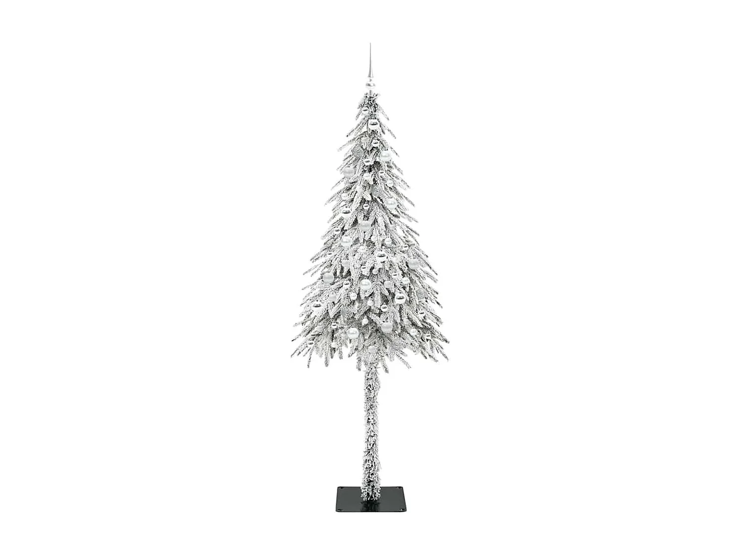 Sapin de Noël avec 300 LED Blanc 210 cm PE et Acier