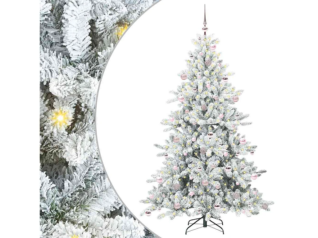 Sapin de Noël Artificiel à Branches Articulées 210 cm PVC