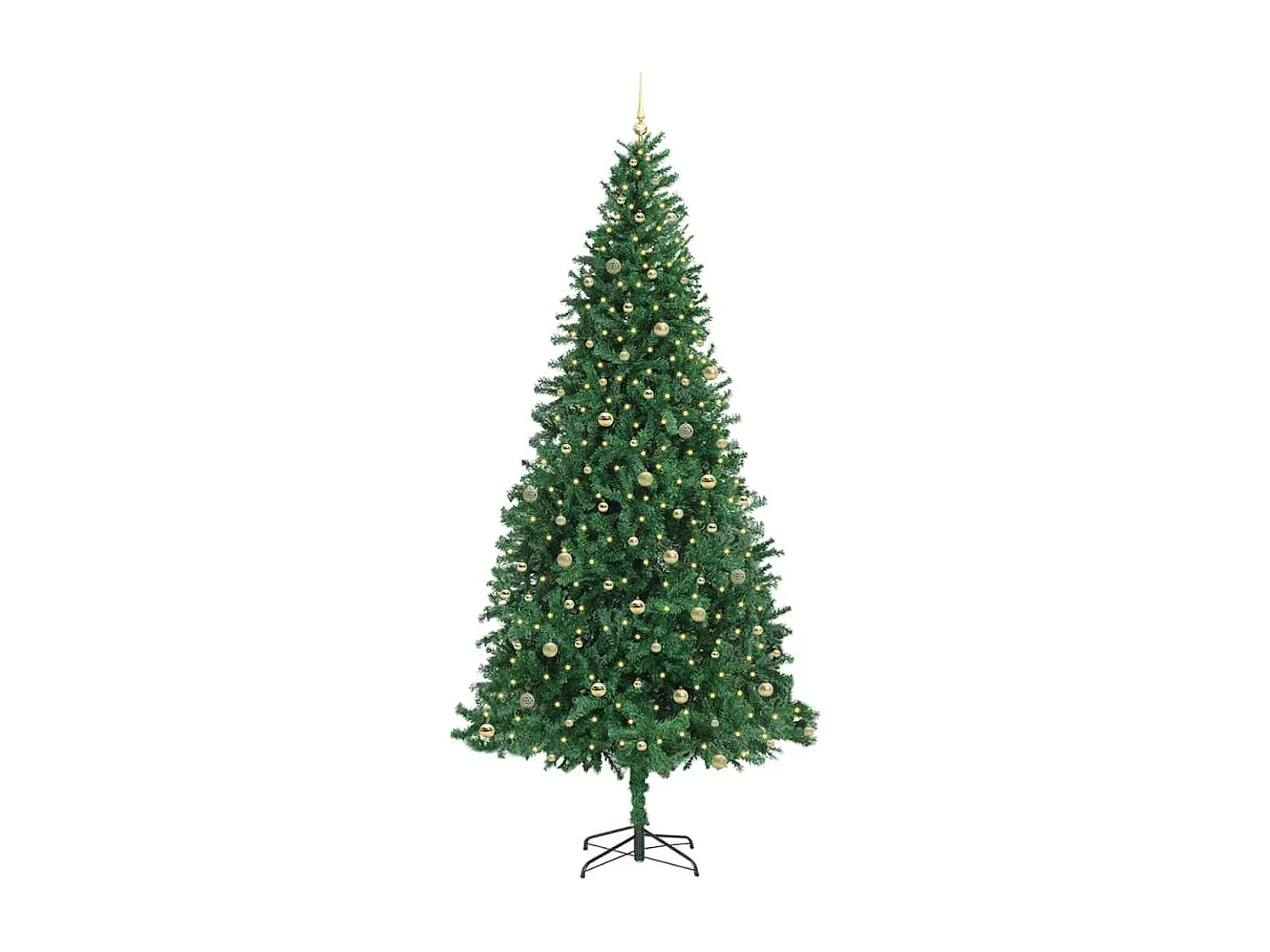 Albero di Natale artificiale Verde 300 cm PVC, metallo e plastica