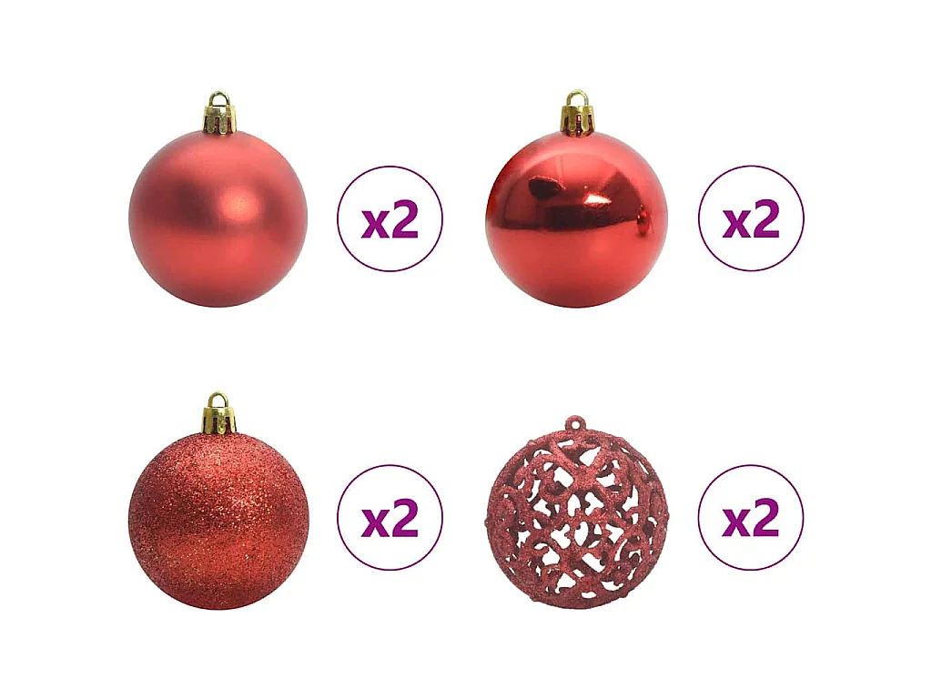 Sapin de Noël artificiel avec 150 LED Vert 105 x 105 x 150 cm
