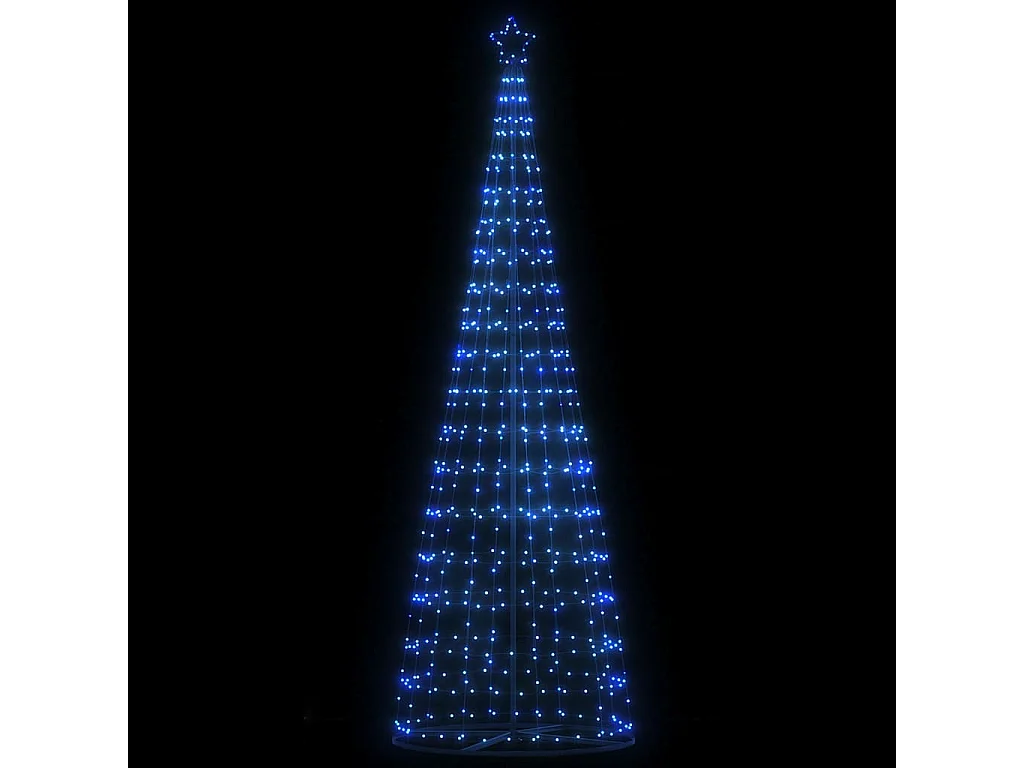 Sapin de Noël à LED 550 LED bleu 304 cm