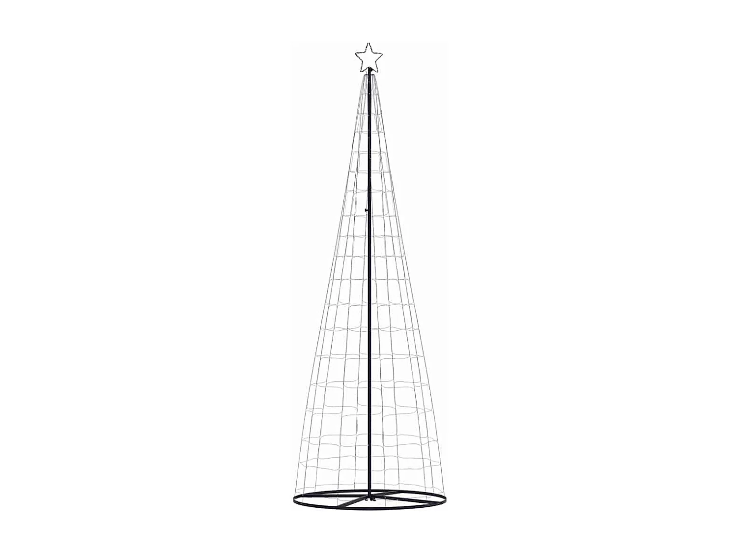 LED Kerstboom 550 LED's blauw 304 cm