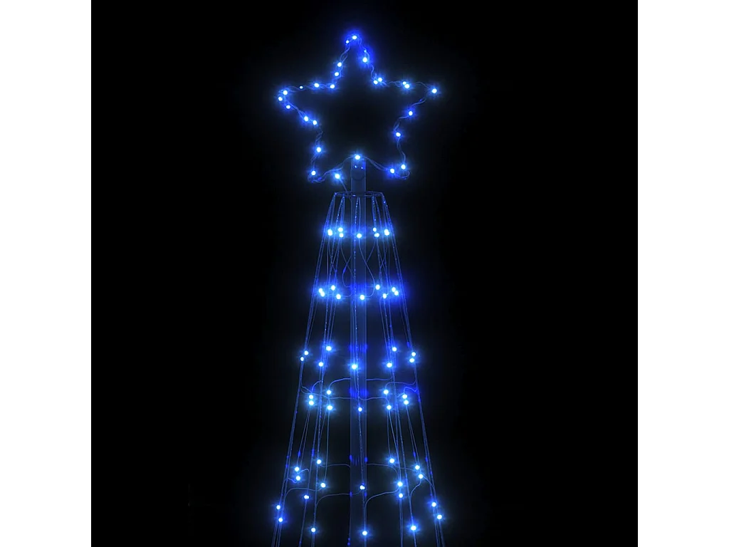 LED Kerstboom 550 LED's blauw 304 cm