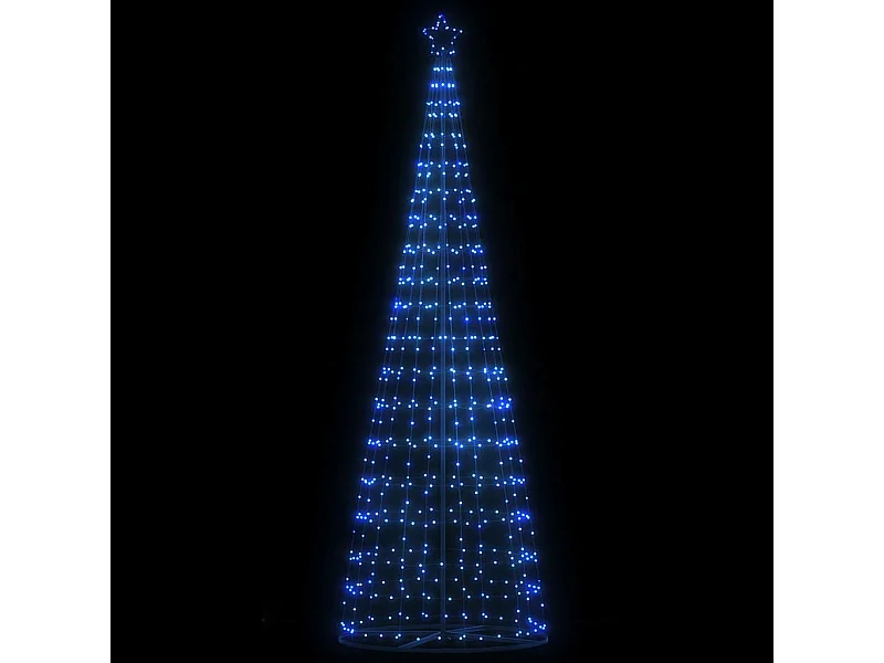 LED Kerstboom 550 LED's blauw 304 cm