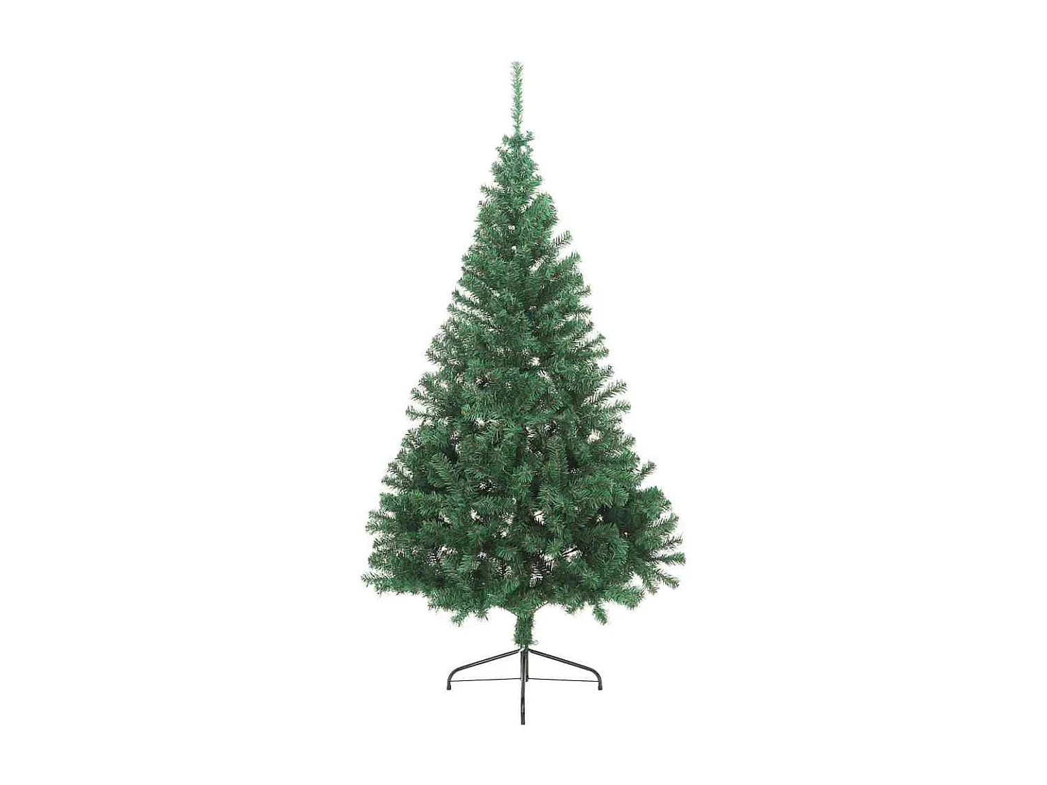 Künstlicher Weihnachtsbaum mit Beleuchtung, Grün, 240 cm, PVC