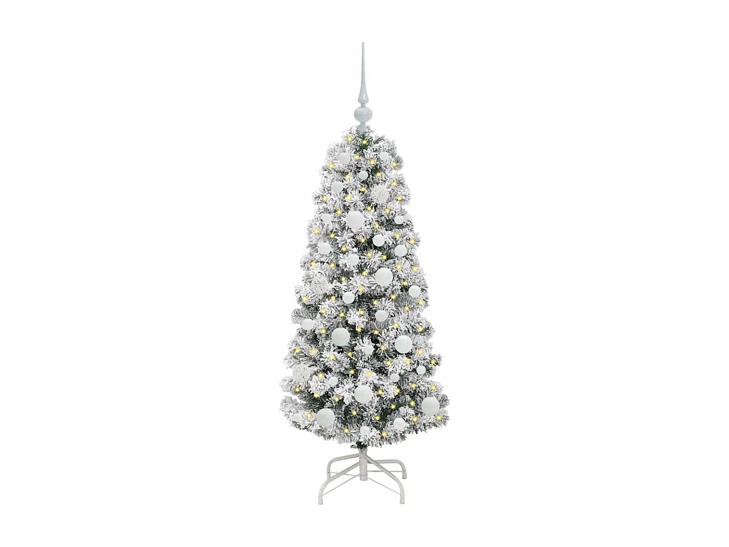 Albero di Natale artificiale con rami incernierati 120 cm