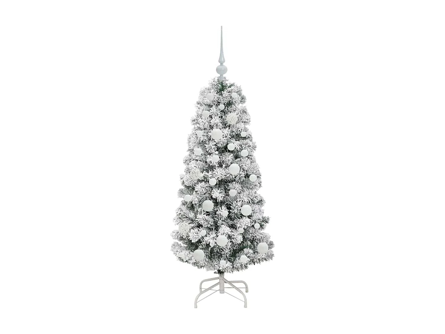 Albero di Natale artificiale con rami incernierati 120 cm