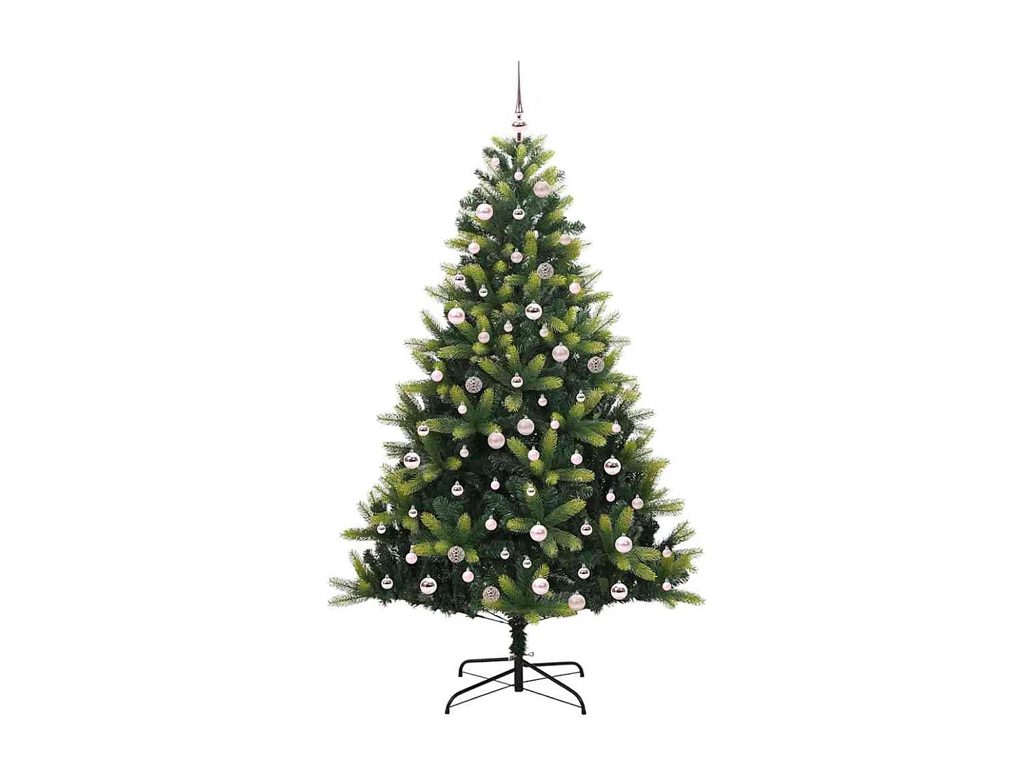 Albero di Natale artificiale flessibile in silicone 300 LED 240 cm