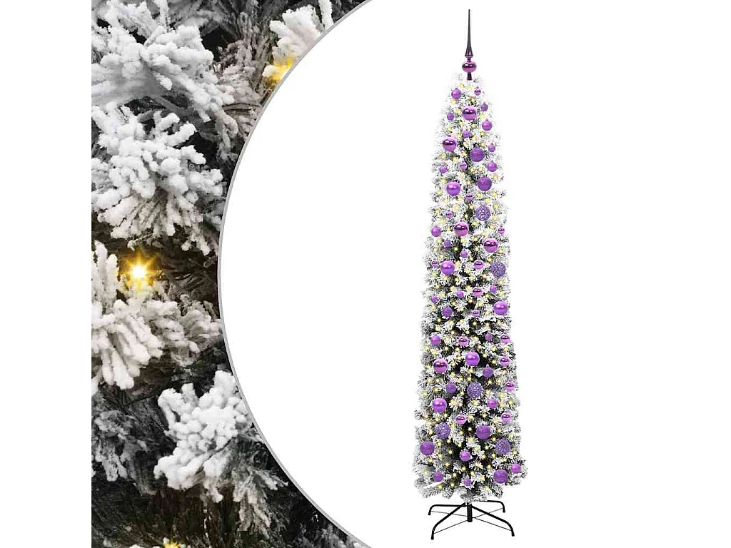 Sapin de Noël artificiel Vert 180 cm PVC et acier et plastique