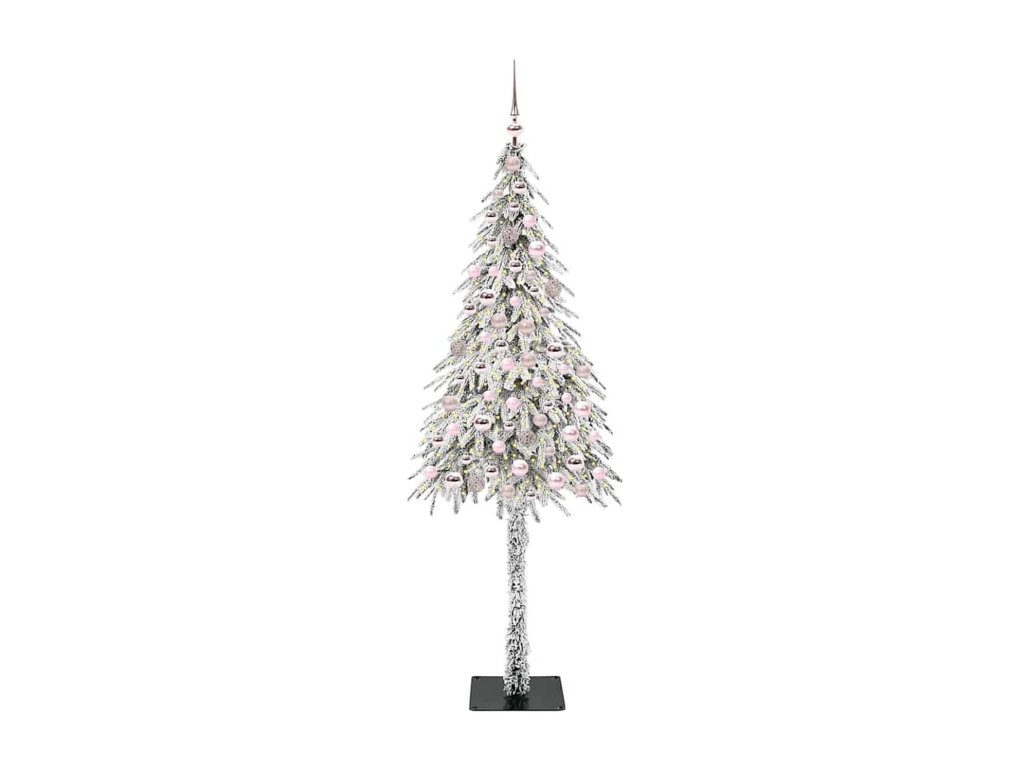 Kerstboom met 300 LED's Wit 210 cm PE en Staal