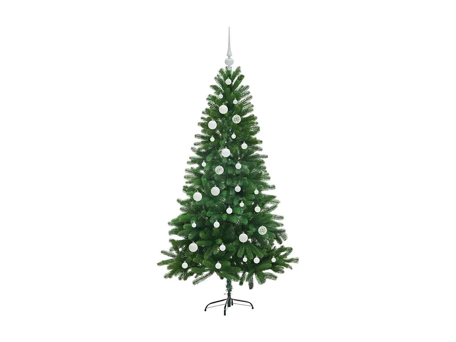 Kerstboom met 150 LED's met standaard Groen 150 cm PE