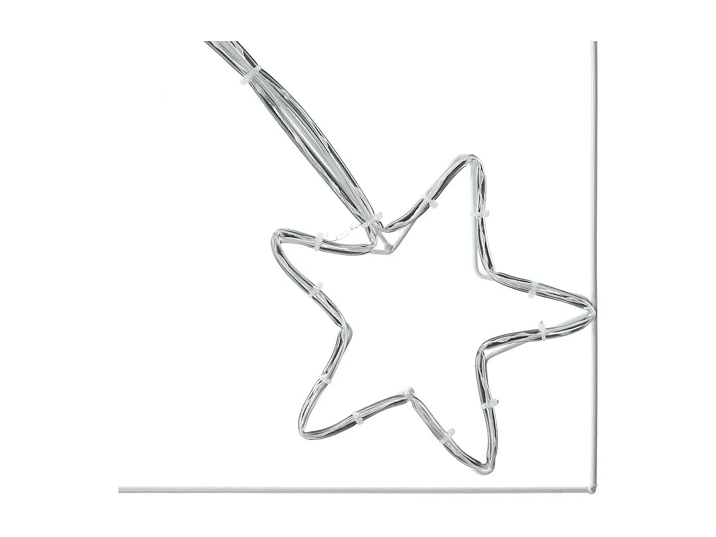 Kerstster met 432 LED's Multicolor 180 x 57 cm PVC