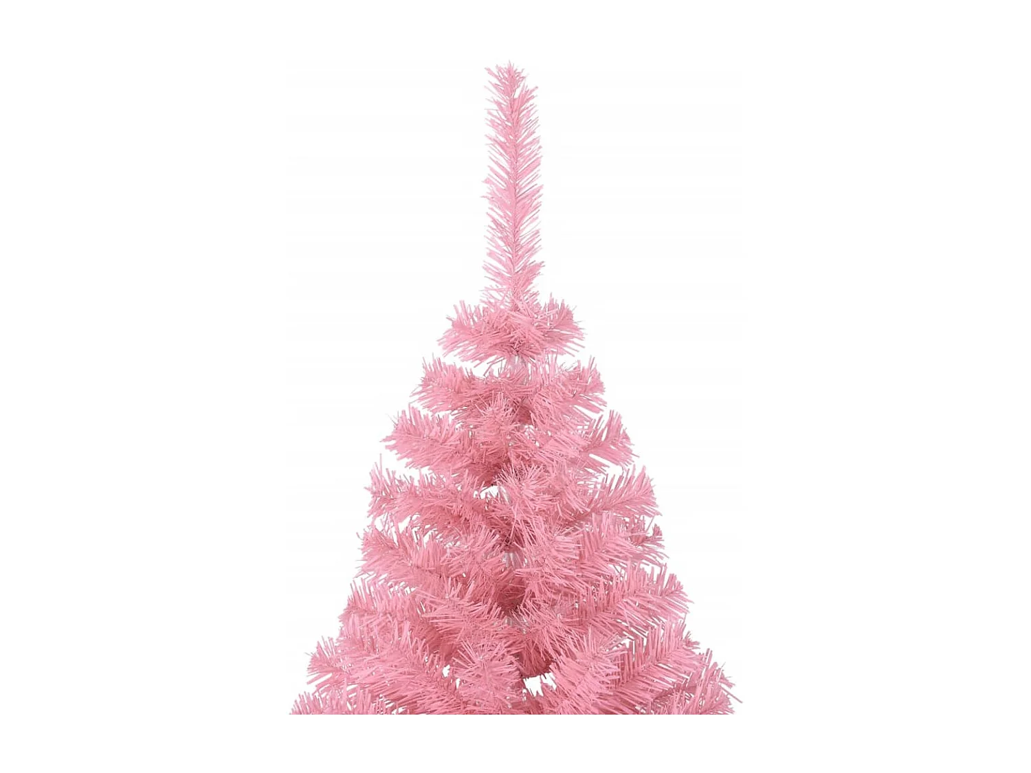 Halber künstlicher Weihnachtsbaum mit Ständer Rosa 240cm PVC
