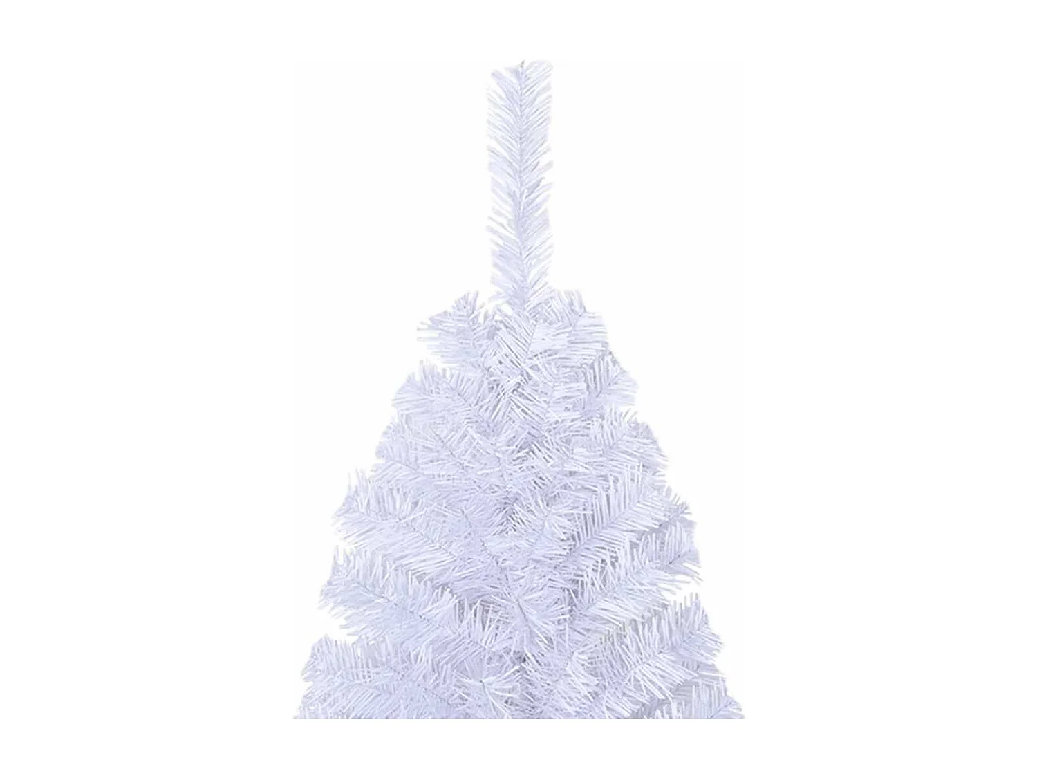 Künstlicher Weihnachtsbaum mit dicken Ästen weiß 210cm PVC
